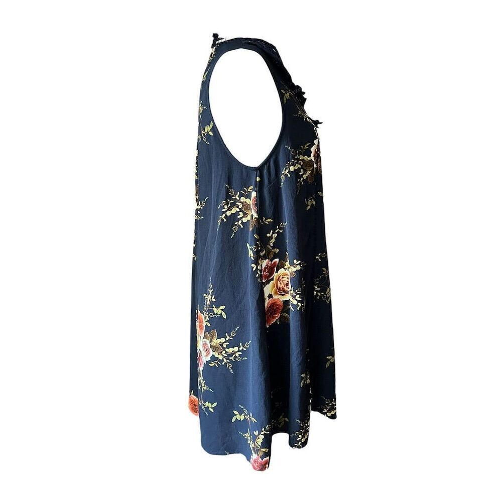 Altar'd State Women's XS Blue Floral Lace Sundress Short Casual Dress​​ - Picture 5 of 10